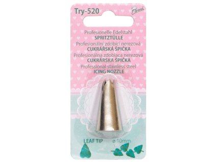 špička d18x30mm LIST TIP d10mm TRY-520, zdobící, NR