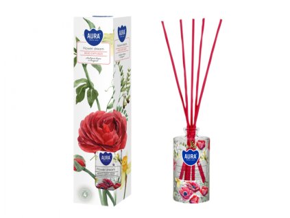 Osvěžovač vzduchu KVĚTINOVÝ SEN odpařovací s tyčinkami 45ml