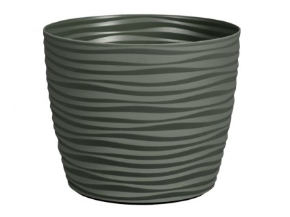 Obal na květník SAHARA PETIT plastový matný d17x14cm
