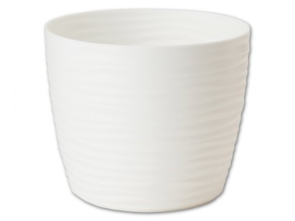 Obal na květník SAHARA PETIT plastový matný d19x16cm