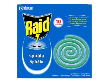 Spirála RAID proti komárům 10ks