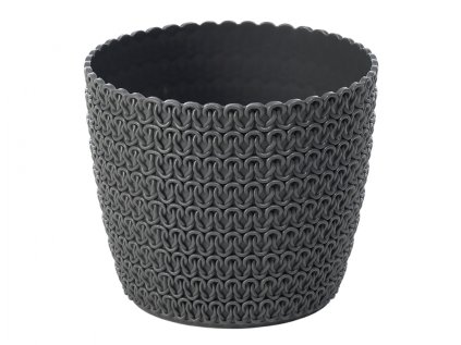 Obal na květník MAGNOLIA JERSEY plastový d16x14cm