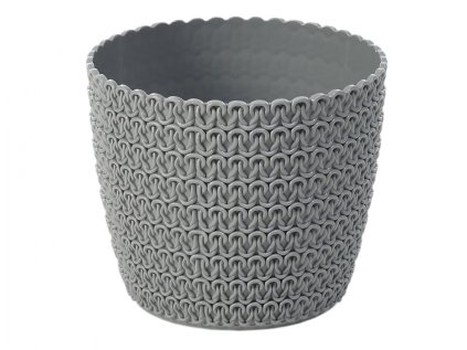 Obal na květník MAGNOLIA JERSEY plastový d26x22cm