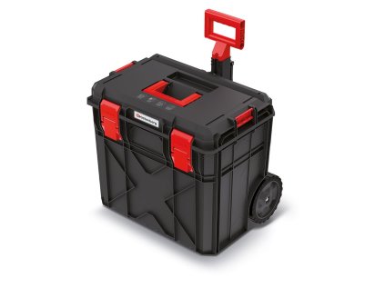 Kufr na nářadí s transp. kolečky X BLOCK PRO 546x380x510 mm - barva: černá