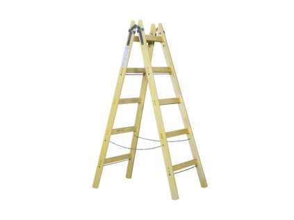 Štafle dřevěné STANDARD 5 příček, L = 166,5 cm