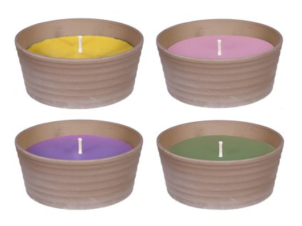 Svíčkaxhmyzu CITRON+LEVAN+ROZM+EUKAL SIRIUS 250g d13x6cm 6ks