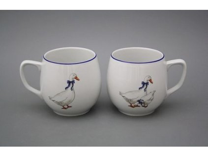 hrnek 300ml BAŇÁK-HUSY U666, čes.porcelán