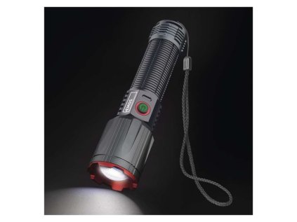 LED nabíjecí kovová svítilna 3000 lm, 5000 mAh