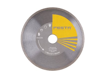 Kotouč diamantový FESTA plný 180x2.4x25.4mm