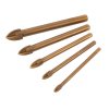 XTLINE Sada univerzálních vrtáků TiN 5 dílů | 4-10 mm, dřevěný obal