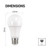LED žárovka Classic A60 / E27 / 13,2 W (100 W) / 1 521 lm / teplá bílá