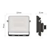 LED reflektor ILIO 10,5W, černý, neutrální bílá
