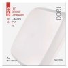 LED přisazené svítidlo Dori, čtvercové bílé 18W neut.b.,IP54