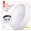 LED přisazené svítidlo ZURI, kruhové černá/bílá 14W teplá bílá