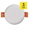 LED vestavné svítidlo VIXXO, kruhové, bílé, 6W neut. bíla, IP65