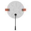 LED vestavné svítidlo VIXXO, kruhové, bílé, 13,5W neutr. b., IP65