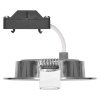 LED bodové svítidlo SIMMI stříbrné, kruh 5W teplá bílá