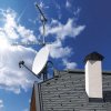 Anténní koaxiální kabel stíněný 15m - úhlová vidlice