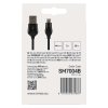 Rychlonabíjecí a datový kabel USB-A 2.0 / micro USB-B 2.0, Quick Charge, 1 m, černý