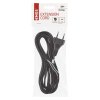 Flexo šňůra PVC 2× 0,75mm2, 5m, černá