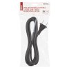 Flexo šňůra gumová 2× 1,5mm2, 3m, černá