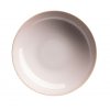 talíř d22,0cm hluboký, OSSIA-sv.růžový, keramika