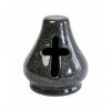 lampa š.14xv.16 MRAMOR šedý, hřbitovní, keramika