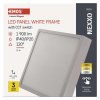 LED přisazené svítidlo NEXXO, čtvercové, bílé, 21W, se změnou CCT