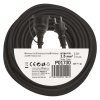Venkovní prodlužovací kabel 30 m / 1 zásuvka / černý / guma-neopren / 230 V / 1,5 mm2