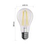 LED žárovka Filament A60 / E27 / 5,9 W (60 W) / 806 lm / teplá bílá
