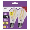 LED žárovka Filament A60 / E27 / 5,9 W (60 W) / 806 lm / teplá bílá