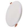 LED vestavné svítidlo VIXXO, kruhové, bílé, 19W neutr. b., IP65