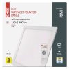LED přisazené svítidlo RIVI, čtvercové 20W, stmív. se změnou CCT