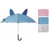 deštník d72cm, s ušima, 3dekory, textil