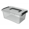 box 4,50l SIMPLE-1323, 29x20x12cm,rukojeť,transp.plast