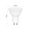Chytrá LED žárovka GoSmart MR16 / GU10 / 4,8 W (35 W) / 400 lm / RGB / stmívatelná / WiFi