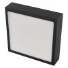 LED přisazené svítidlo NEXXO, čtvercové, černé, 12,5W, se změnou CCT