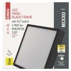 LED přisazené svítidlo NEXXO, čtvercové, černé, 21W, se změnou CCT