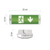 LED Nouzové svítidlo NESSI 3W 3h IP65