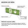 LED Nouzové svítidlo NESSI 3W 3h IP65