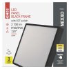 LED přisazené svítidlo NEXXO, čtvercové, černé, 28,5W, se změnou CCT