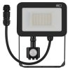LED reflektor INOVO s pohybovým čidlem, 30W, antracit, neutrální bílá