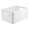 koš-box 11,0l bílý COUNTRY A5+, 32,8x23,8x16, plast