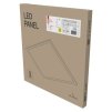 LED panel 60×60, čtvercový vestavný bílý, 40W neutr. b. UGR, Emergency