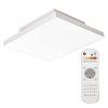 LED přisazené svítidlo IRVI, čtvercové 18W frameless, stmív. se změnou CCT, CRI>95