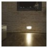 LED orientační vestavné svítidlo AMAL 123×53, 1,5W tep. bílá,IP65