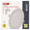 LED vestavné svítidlo NEXXO, kruhové, bílé, 12,5W, teplá bílá
