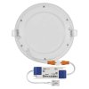 LED vestavné svítidlo NEXXO, kruhové, bílé, 12,5W, teplá bílá