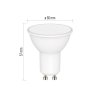 Chytrá LED žárovka GoSmart MR16 / GU10 / 4,8 W (35 W) / 400 lm / RGB / stmívatelná /Zigbee