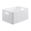 koš-box 18,0l bílý COUNTRY A4, 36,8x27,8x19,cm, plast